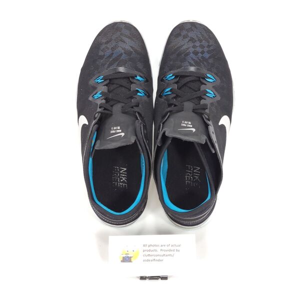 Nike Free TR Fit 5 Athletic Running Shoe Womens Size 8.5 806277-002 Black White - Picture 6 of 9